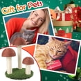 thumbnail image 6 of 3 Mushroom Pole Cat Scratching Post | Natural Sisal Cat Scratchers with Interactive Toys, Plastic Material for Cats, 6 of 8