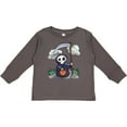 thumbnail image 3 of Inktastic Halloween Trick or Treating Cute Grim Reaper Boys or Girls Long Sleeve Toddler T-Shirt, 3 of 5