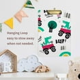 thumbnail image 5 of FMSHPON Dino Monster Truck Driver Clipboard Hardboard Wood Nursing Clip Board and Pull for Standard A4 Letter 13x9 inches, 5 of 5