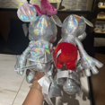 thumbnail image 4 of Peluche de ylan de plata para niños y niñas, juguete de felpa de Anime, Mickey Mouse y Minnie Mouse, regalos de Navidad, ShangHai, 4 of 4