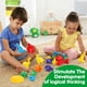 thumbnail image 4 of Matching Letters Fine Motor Toy, Double-Sided ABC Dinosaur Alphabet Match Game With Uppercase Lowercase, Preschool Educational Montessori Learning Basket Toys For Toddlers Boys Girls, 4 of 5