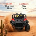 thumbnail image 7 of Historyli Electric UTV Car-24V 2 Seater with Remote Control-4-Wheeler Suspension,Soft Start,3 Speeds,Led Lights,Bluetooth,Ride on Truck for 2-8 Years, 7 of 7