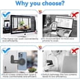 thumbnail image 3 of Magnetic Laptop Stand, Adjustable Phone Screen Side Stand for iPhone 14 Pro Max/iPhone 13/ iPhone 12, Foldable Laptop Extender, Black, 3 of 5