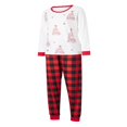 thumbnail image 3 of Pyjama de Noël pour la Famille Pjs de Noël Correspondant Ensembles à Carreaux Rouges Christma Pyjama Famille de Vacances de Noël Ensemble de Vêtements de Nuit, 3 of 10
