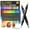 36 Pack 72 Colors, variant on SUNEE 72 Colors Acrylic Paint Markers, 36 Pack Brush Tip Paint Pens with Automatic Ink Control System, Coloring Markers for Metal, Rock, Ceramic, Wood, Canvas, Glass, DIY Crafts Art Supplies Kit