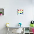 thumbnail image 2 of Stupell Industries You Are So Loved Rainbow Hearts Painting Gray Framed Art Print Wall Art, Design by Alli Rogosich, 2 of 7