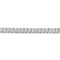 thumbnail image 3 of Chaîne Pendentif Collier Biseauté en Or Blanc 14k 18 Pouces 4.75mm, 3 of 9