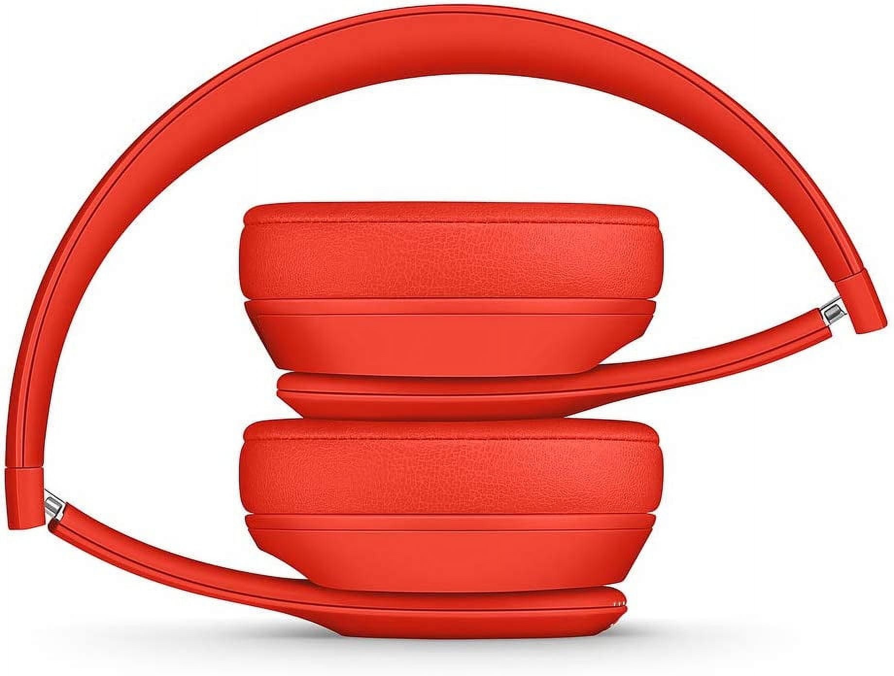 Restored Beats by Dr. Dre Solo3 Bluetooth On-Ear Headphones, Red, MX472LL/A (Refurbished)