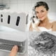 thumbnail image 3 of Injueey Colector de pelo de ducha, tapón de silicona desmontable, baño doméstico, baño, bañera, colector, accesorios de drenaje Juegos de accesorios de baño Verde, 3 of 6
