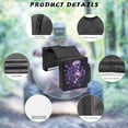 thumbnail image 4 of Uorisanigo ATV Tank Bag Hanging Cargo Tank Saddle Bag Purple Flower Skulls ATV Saddle Bags Motorcycle Saddlebag for ATVs Dirt Bike Snowmobile, Easy to Install, 4 of 7