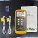 thumbnail image 4 of Handheld Thermocouple Thermometer,2-Channel K-Type Thermocouple Probe, 4 of 5