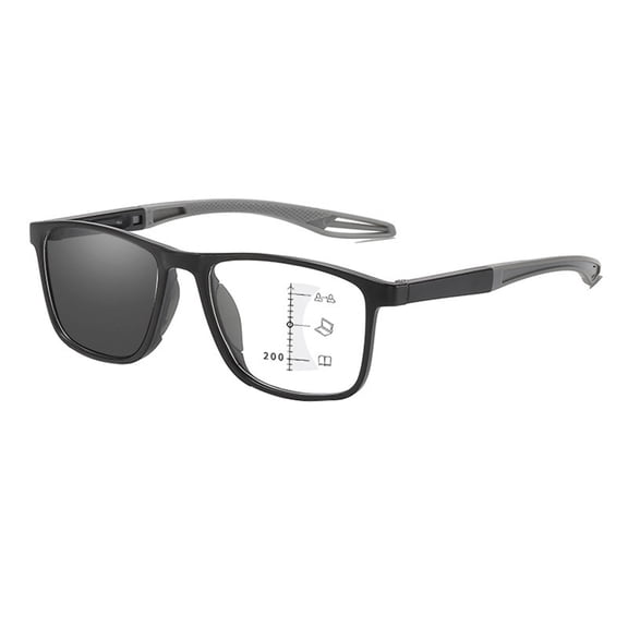 BPPEG Transition Photochromic Progressive Multifocus Reading Sunglasses UV Protection Sun Reader Blue Light Blocking Glasses, Comfortable reading glasses(1PCS)