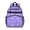 Unicorn and Wing Purple Pattern, variant on Unicorn and Blue Pattern Cute School Backpack Bag for School with Padded Back and Adjustable Shoulder Straps 15.25"x11.5"x5.25"