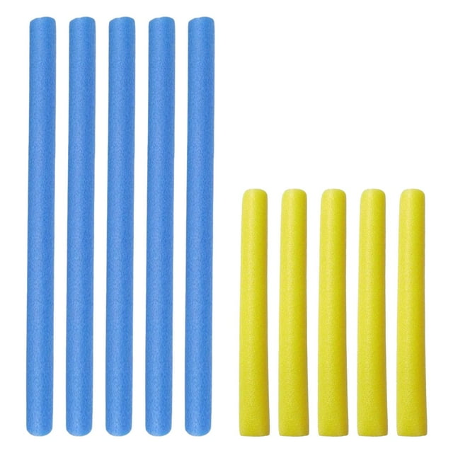 10 fundas de espuma para postes de trampolín, tubos protectores y accesorios para trampolín Amarillo 40cm Azul 90cm
