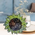 thumbnail image 2 of Glass Dwarf Frog Fish Crow Sunflower Bear Tabletop Funny Interest Originality Interesting Animal Shapes Plane, 2 of 2