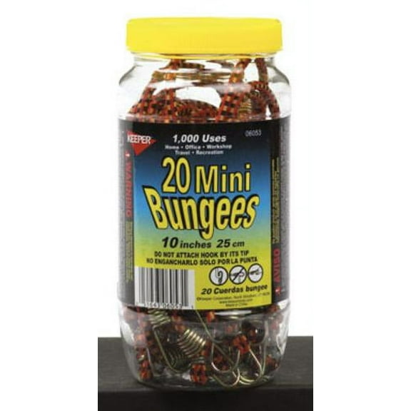 Hampton Products-Keeper 06053 Mini Bungee Cord, 10-In., 20-Pc.