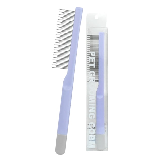 This Comb Equipped With Fine Teeth And Wide Teeth Is Specially Designed For Grooming The Of Cats And Dogs.