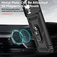 thumbnail image 2 of JBuwsdan For Moto G 2026 Case,For Moto G Play 2025 Case Built in Finger Ring Holder Kickstand,Heavy Duty Shockproof Full Body Protective Phone Cover - Black, 2 of 8