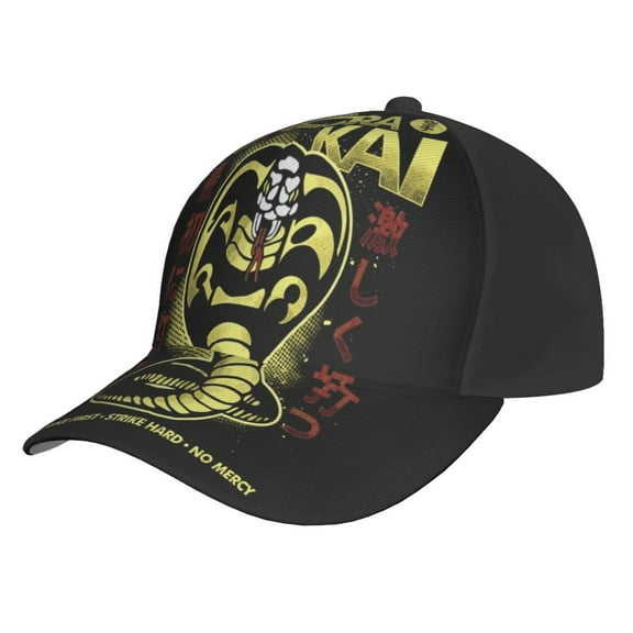 Unisex Cobra K-a Baseball Cap Adjustable Trucker Hat for Running Sports Hiking Camping