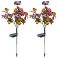 thumbnail image 1 of Solar Powered LED Butterfly Tree Stake Lights Holiday Decoration Villa Garden Lamp, 1 of 5