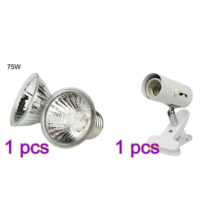 

UVA+UVB Reptile Lamp Kit with Clip-on Ceramic Light Holder Turtle Basking UV Heating Lamp Set Tortoises Lizard Lighting 110-240V