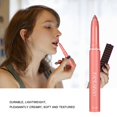 thumbnail image 3 of Solid Lip Gloss Matte Lipstick Pen Waterproof with Pencil Sharpener Alcohol-free, 3 of 6