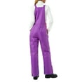 thumbnail image 2 of Women Snow Bibs Overalls,Warm Insulated Ski Pants Waterproof Loose Snowboard Pants, 2 of 9