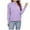 Purple, variant on Babysbule Plus Size Womens Sweaters Women Casual Fashion Pullover Long Sleeve Round-Neck Knitted Sweater Tops Women's Fashion