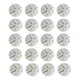 thumbnail image 2 of 20 piezas de repuesto para reparación de cierres de armario, cubos de almacenamiento para armarios Redondo blanco, 2 of 5