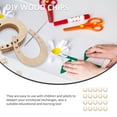thumbnail image 3 of TABLZONE 24Pcs Blank Wood Chips Diy Crafts For Room Decoration And Parties, 3 of 4