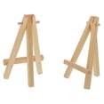 thumbnail image 4 of 40 Mini DIY Wooden Frame Artist Wooden Easel Wedding Table Card Stand Display Stand Party Decoration 15X8cm Easel,40 * paint easel,Wood color, 4 of 8