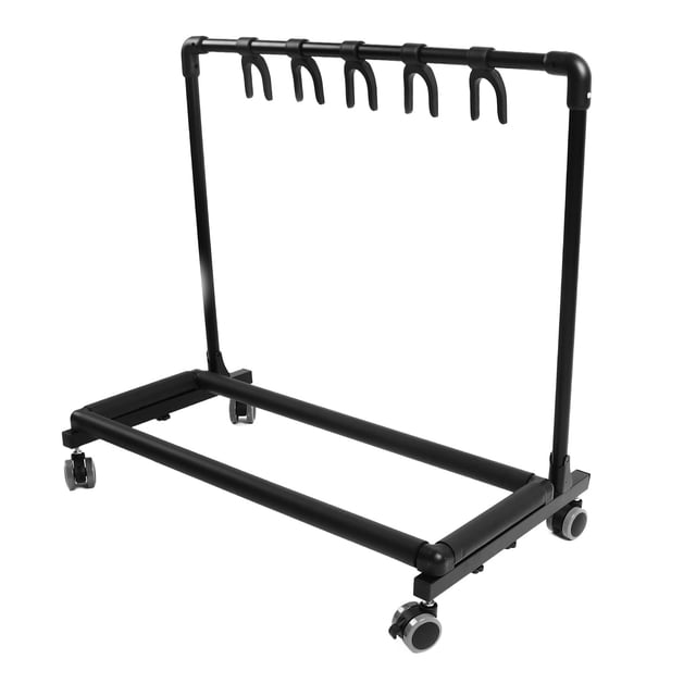 Soporte De Guitarra Múltiple, 3 / 5 / 7 Soporte Universal Para Guitarras Múltiples Para Guitarra Folk, Guitarra Eléctrica, Guitarra Acústica, Estante De Instrumentos Con Ruedas