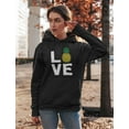 thumbnail image 2 of Tstars Womens I Love Pineapples Sweatshirt Best Gift for Pineapple Lovers Christmas Birthday Gift Idea for Women Hoodie, 2 of 6