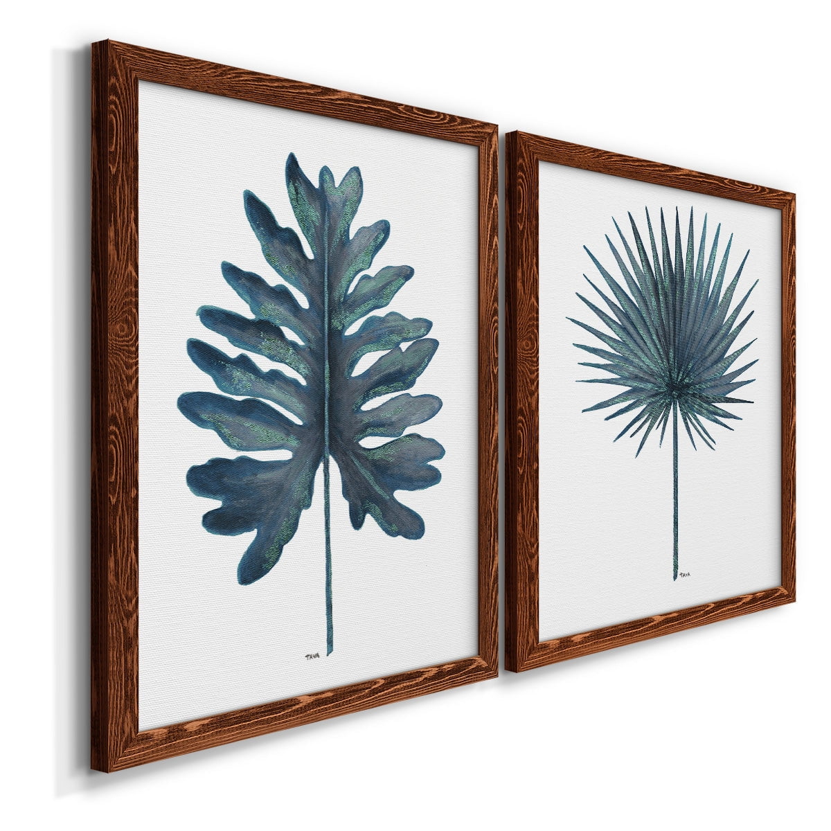 Blue Oasis I - Premium Framed Canvas 2 Piece Set - Ready to Hang
