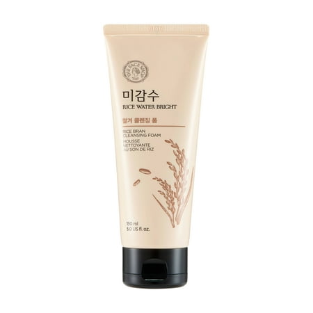 The Face Shop Rice Water Bright Rice Bran Foaming Face Wash,