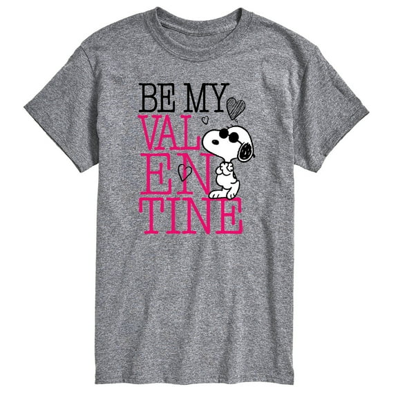 Peanuts - Be My Valentine - Men's Short Sleeve Graphic T-Shirt