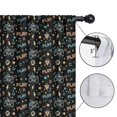 thumbnail image 4 of Blackout Kids Curtains,Colorful Games Symbol Black Pattern Childrens Insulated Curtains Set Of 2,Bedroom Essentials,Toddler Room Decor 42"x54", 4 of 5