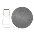 thumbnail image 2 of Non Slip Gas Stove Diffuser, Aluminum Alloy Heat Diffuser Plate with Tray Lifter for Cooking, Protects Bottom of Pot, Defrosting Tray for Quick Thawing, 2 of 7