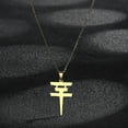 thumbnail image 4 of keepw Collier Pendentif Style Universel Vintage Fait Main Tokyo Collier d'Hôtel Pièce Déclaration Détail Perlé Or 1Set, 4 of 6