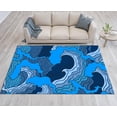 thumbnail image 2 of Big Wave Rug,Ocean Rug,Great Wave Rug,Japanese Style Rug,Rugs for Living Room,Rugs for Bedroom,Area Rugs,Modern Rugs,Popular Rugs 5x6ft, 2 of 6