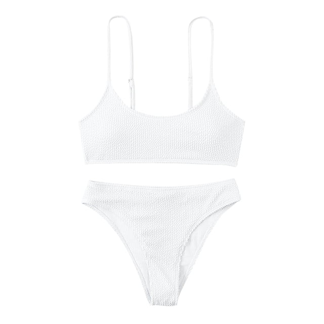 Conjunto de bikini de dos piezas cómodo con contraste de pecho alto para mujer OAVQHLG3B Store lin121212
