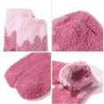 thumbnail image 5 of PUMIER Womens Fuzzy Fluffy Cozy Warm Super Soft Slipper Socks Microfiber 3-8 Pairs Home Socks For Christmas, 5 of 7