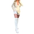 thumbnail image 3 of Cenuakty Women´s Summer Short Skinny Sling Jumpsuit Solid Color Sleeveless Backless Bodysuit, 3 of 7