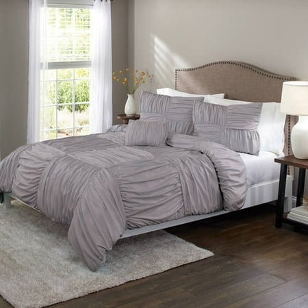 Better Homes And Gardens Basketweave Ruched Bedding Comforter Cover Set Better Homes And Gardens Basketweave Ruched Bedding Comforter Cover Set