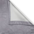 thumbnail image 3 of Ambesonne Abstract Kitchen Curtains, Digital Round Formations, 55"x45", Purple Grey White, 3 of 3
