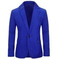 thumbnail image 1 of Mens Solid Color Slim Fit Business Casual Blazer, 1 of 4