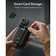 thumbnail image 5 of ESR Magsafe Wallet Card Holder for Phone, Full Find My Functionality, Magnetic Geo iPhone Wallet, Black, 5 of 10
