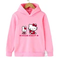 thumbnail image 2 of Sudadera informal con capucha para niños y niñas de 3 a 14 años con dibujos animados de Hello Kitty Sunshine, estilo kawaii, para deportes al aire libre, 2 of 5