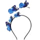 thumbnail image 2 of Butterfly Headband Decorative Hoops for Masquerade Parties Blue Elastic Design 1Pack, 2 of 2