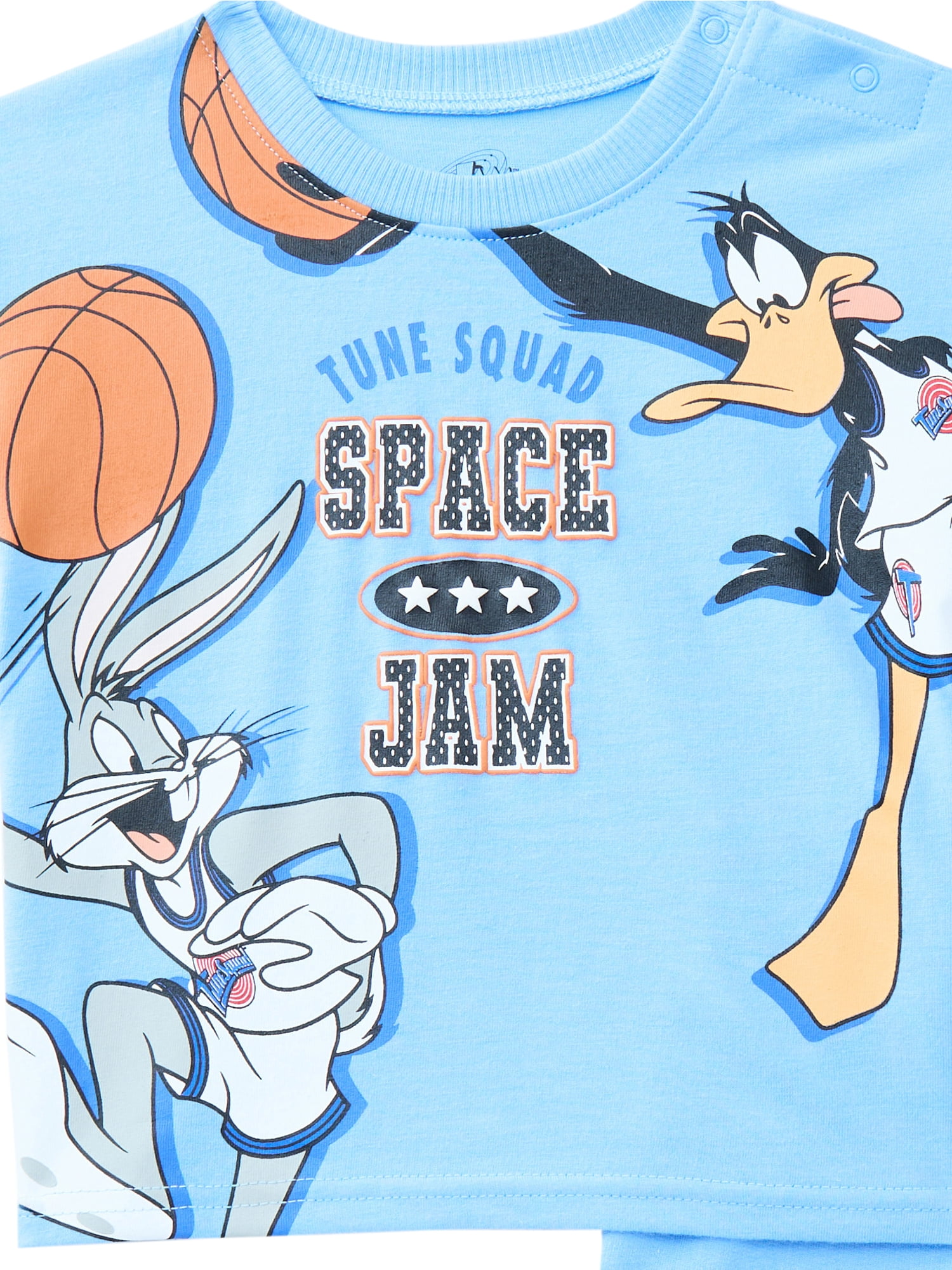 Looney Tunes Baby Boys Short Sleeve Graphic Tee and Shorts Set, 2-Piece, Sizes 0/3M-24M